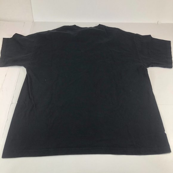 VTG 90s Perry Ellis America Shirt Men Extra Extra Large Black Red Spell Out Logo - Picture 6 of 9